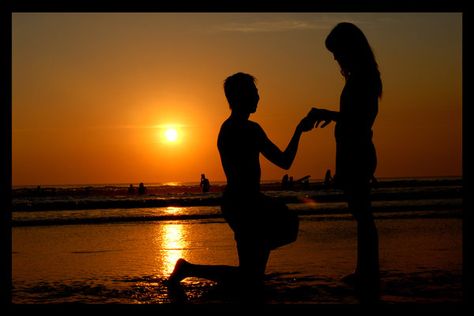 Couple by sulwynphotography.deviantart.com on @deviantART Propose Pic, Happy Propose Day, Evening Time, Propose Day, Romantic Proposal, Gf Bf, Girls Dream, Wedding Pics, Cute Couple Pictures