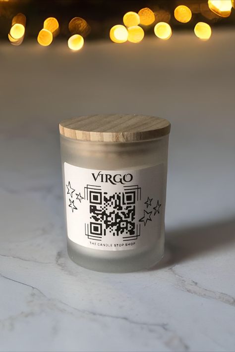 QR Code Tells Horoscope | Birthday Gift | Zodiac | Virgo | Virgo Candle Virgo Candle, Zodiac Candles, South Boston, Zodiac Virgo, Virgo Horoscope, Zodiac Gifts, Virgo Zodiac, Feb 4, Boston Ma