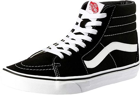 Vans Sk8 Hi Black, Vans Classic Old Skool, Vans Sk8 High, Women Skates, Vans Logo, Vans Sk8 Hi, Sk8 Hi, Vans High Top Sneaker, Unisex Shoes