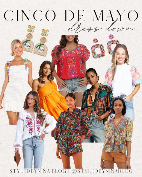 Cinco De Mayo Party Outfit, Cinco De Mayo Outfit Women, Last Fiesta Bachelorette Party, Fiesta Party Theme, Mayo Dress, Fiesta Bachelorette Party, First Fiesta, Last Rodeo, Fiesta Theme Party