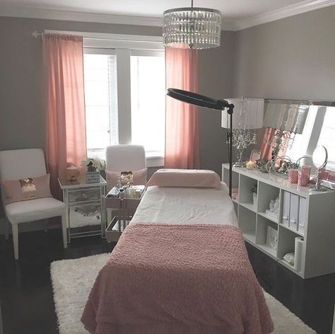 Spa Room Ideas Estheticians, Waxing Room, Tech Room, Lash Room Decor, Beauty Room Salon, Esthetician Room Decor, Esthetics Room, Spa Room Decor, Esthetician Room