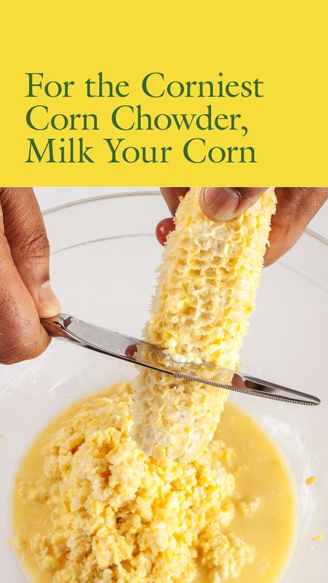 Corn Cob Stock, Cooking Corn, Seasoned Corn, How To Make Corn, Boiled Corn, How To Cook Corn, Corn Chowder Recipe, Corn Cob, Cooks Illustrated