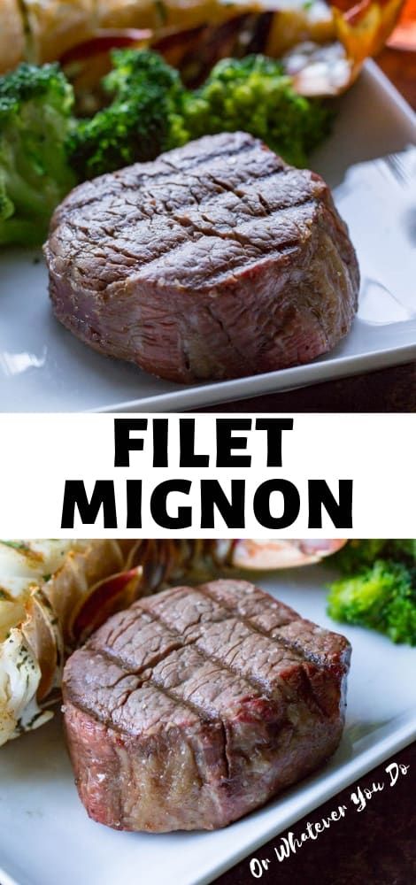 Perfect Grilled Filet Mignon | Delicious wood-pellet grill steak recipe    This simple but famous steak is made on the Traeger or Camp CHef pellet grill! One of our favorite ways to treat ourselves, especially for special occasions like Valentine's Day, Mother's Day, Father's Day, or an anniversary. Filet Mignon In The Oven, Easy Filet Mignon, Filet Mignon Recipes Grilled, Grilled Filet Mignon, Filet Mignon Recipe, Bacon Wrapped Filet, Grill Steak, Filet Mignon Recipes, Tenderloin Steak