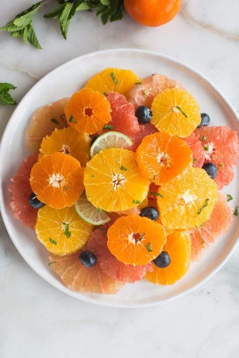 Citrus Fruit Salad Citrus Fruit Salad, Fruit Presentation, Summertime Salads, Fruits Design, Creamy Mustard Sauce, Tastes Better From Scratch, Fruit Platters, Citrus Salad, Winter Fruit