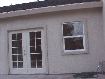 Stucco - Stucco Trim Foam Trim | FREE SHIPPING   2 x 4 flat trim| E-Z Do it yourself Install Stucco Window Trim Ideas, Stucco Trim Around Windows, Exterior Window Molding, Exterior Window Trim Ideas, Window Moldings, House Doors Colors, Exterior Window Trim, Exterior Design Backyard, Mexican Style Homes