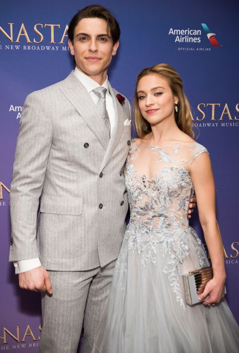 Derek Klena And Christy Altomare, Christy Altomare And Derek Klena, Broadway Backstage, Derek Klena, Christy Altomare, Painted Wings, Anastasia Broadway, Anastasia Musical, Anastasia Romanov