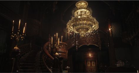 Castle Dimitrescu Interior, Resident Evil Castle Dimitrescu, Castle Dimitrescu Aesthetic, Dimitrescu Aesthetic, Castle Dimitrescu, Lady Dimitrescu, Resident Evil Village, Resident Evil 5, Dark Academy