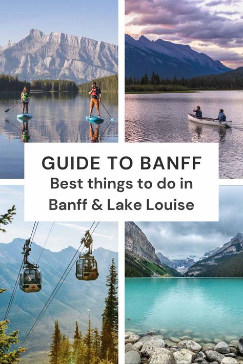 Banff Travel Guide - 10 Best things to do in Banff and Lake Louise  via @https://www.pinterest.ca/wendynordvikcar/ Things To Do In Banff Summer, Banff Vacation, Banff Travel, Travel 2025, Things To Do In Banff, Lake Louise Canada, Vermillion Lakes, Lake Louise Banff, Canadian Road Trip