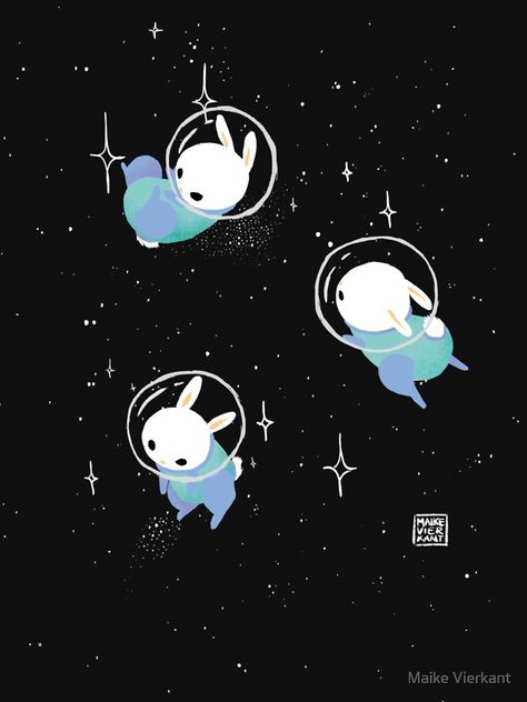 Space Bunny Wallpaper, Space Bunny, Space Bunnies, Space Animals, Space Drawings, 동화 삽화, Posca Art, Bunny Wallpaper, 캐릭터 드로잉