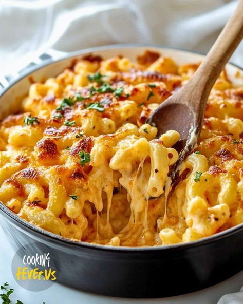 Buffalo Chicken Mac and Cheese Buffalo Mac N Cheese Recipe, Cellentani Pasta, Sweet Cream Corn, Chicken Mac And Cheese Recipe, Buffalo Chicken Mac And Cheese, Buffalo Mac And Cheese, Chicken Mac And Cheese, Hot Wing Sauces, Cooking Fever