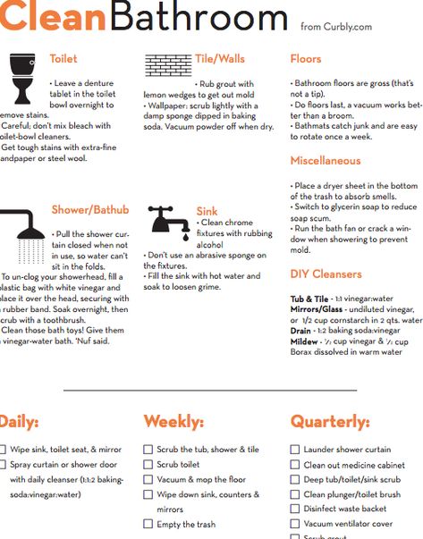 Clean Oven Easy, Bathroom Cleaning List, Bathroom Cleaning Checklist, Clean Your Bathroom, Deep Cleaning Checklist, Cleaning Lady, Diy Home Cleaning, House Cleaning Checklist, Cleaning Guide