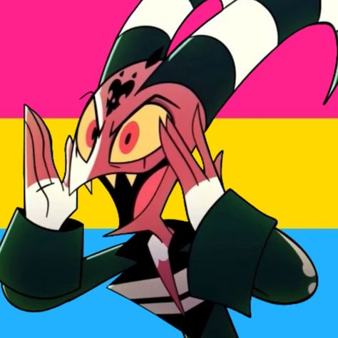 Helluva boss Blitzø pride icon pansexual pan Different Flags, Pansexual Flag, Cats Art Drawing, Happy Pride Month, Lgbt Flag, Pansexual Pride, Sailor Moon Manga, Flag Icon, Funny Cartoon Gifs