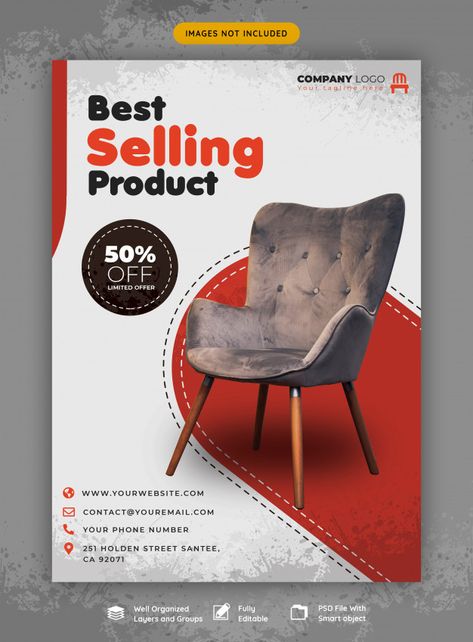 Furniture sale flyer template | Premium Psd #Freepik #psd #flyer #business #sale #home Furniture Sale Poster, Furniture Post, Inmobiliaria Ideas, Product Post, Promo Flyer, Sale Template, Poster Graphics, Template Brochure, Social Media Branding Design