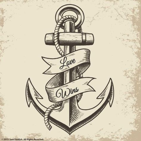 Pirate Anchor Tattoo, Traditional Anchor Tattoo, Anchor Compass Tattoo, Anchor Drawings, Tattoo Anchor, American Traditional Tattoo Ideas, Traditional Tattoo Ideas, Anchor Tattoo Design, Anker Tattoo