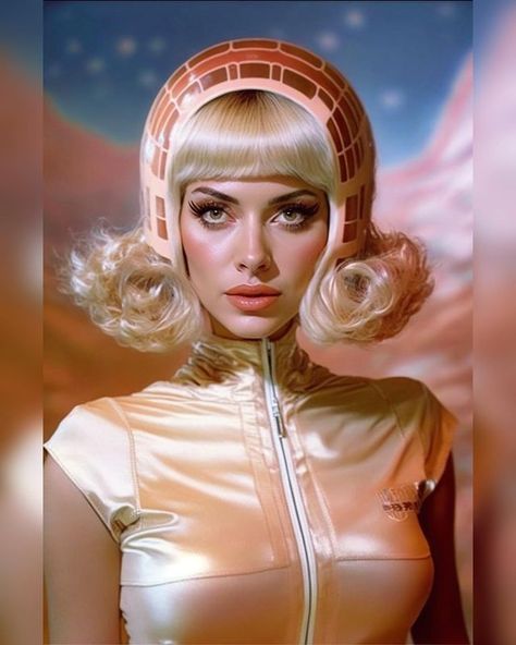 Dystopia Fashion, Vintage Futurism, Utopia Dystopia, Space Age Fashion, Futurism Fashion, Space Princess, Hair Mistakes, Sci Fi Fashion, Space Fashion