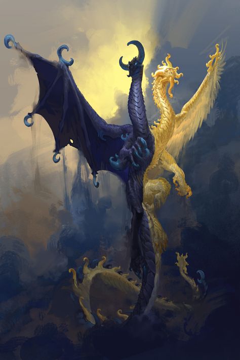 Twilight Dragon, Void Dragon, Dragon Moon, The Art Showcase, Art Showcase, Dragon Artwork Fantasy, Dnd Dragons, Fantasy Beasts, Monster Concept Art