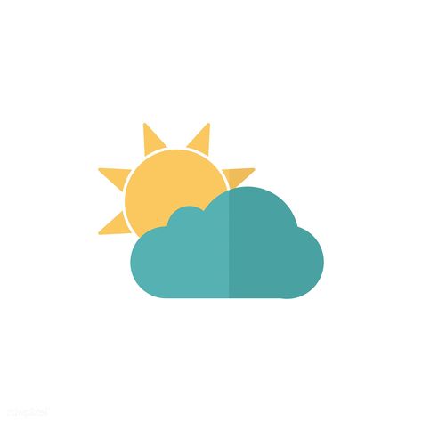 Illustration of weather forecast icon | free image by rawpixel.com Weather App Background Image, Weather Logo Aesthetic, Apps Pictures, Weather Logo, Weather Illustration, Weather App Icon, Eid Envelopes, Handy Design, App Logos