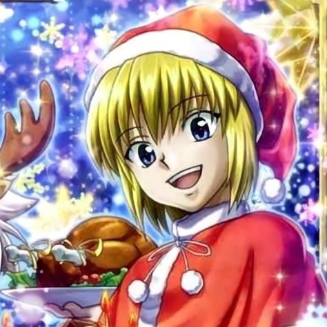 Pfp We Bare Bears, Hxh Christmas Pfp, Hxh Christmas, Cartoon Matching Pfp, Kurapika Icon, Christmas Profile Pictures, Pfp Christmas, Matching Christmas Pfp Friends, Kurapika Kurta