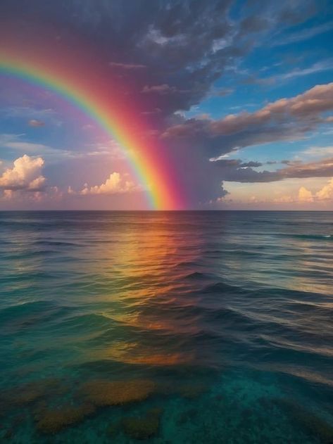 Rainbow Photography Nature, Rainbow Promise, Rainbow Images, Rainbow Photography, Peaceful Moments, Beautiful Nature Wallpaper Hd, Rainbow Wallpaper, Beach Wallpaper, Amazing Pics