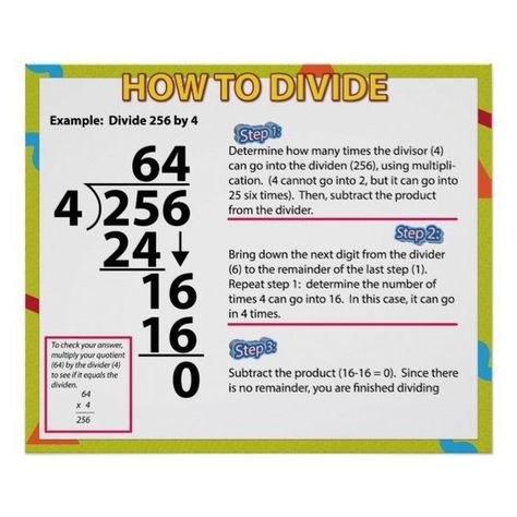 enVision Math Common Core Grade 3 Answer Key Topic 4 Use Multiplication to Divide: Division Facts – Big Ideas Math Answers Divide Math, Fraction Anchor Chart, Anchor Chart Math, Math Cheat Sheet, Fractions Anchor Chart, Envision Math, Poster School, Division Facts, Learning Mathematics