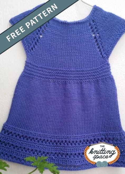 Toddler Knit Dress, Knit Dress Pattern Free, Baby Dress Pattern Free, Crochet Baby Frock, Girls Knitted Dress, Baby Cardigan Knitting Pattern Free, Crochet Baby Girl Dress, Knit Dress Pattern, Baby Dress Pattern