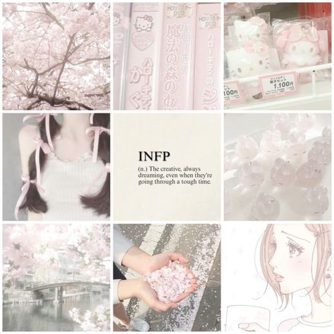 Infp Aesthetic Moodboard, Infp Core Aesthetic, Infp Moodboard, 4w5 Aesthetic, Soft Pink Vibes, Infp Vibes, Moodboard Coquette, Infp Core, Pastel Moodboard