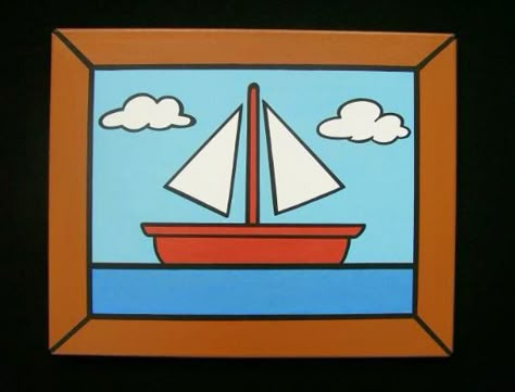 Boating Pictures, Simpsons Party, Wave Boat, Boat Tattoo, Die Simpsons, Simpsons Art, Square Painting, Painting Tattoo, Batman Wallpaper