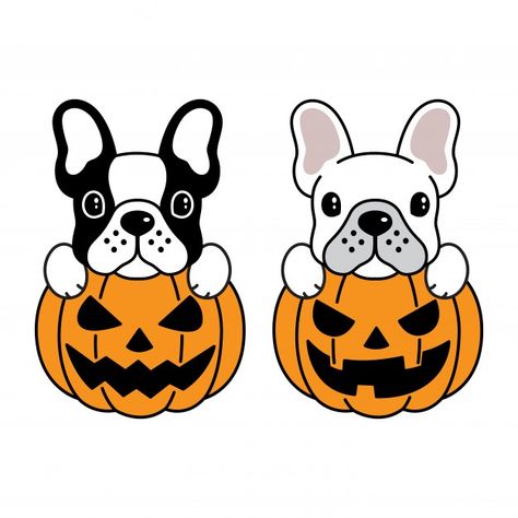 Perro bulldog francés halloween calabaza | Premium Vector #Freepik #vector #halloween #perro #caracter #dibujos-animados Bulldog Pumpkin, French Bulldog Halloween, French Bulldog Cartoon, French Bulldog Drawing, French Bulldog Painting, French Bulldog Tattoo, Halloween Icon, Halloween Wallpaper Iphone Backgrounds, Pumpkin Drawing