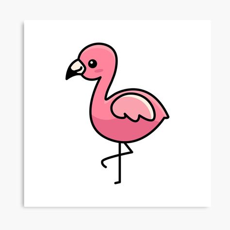 " pink cute flamingo animal kawaii cartoon" Mounted Print for Sale by griconut | Redbubble Flamingo Animal, Cute Flamingo, Kawaii Cartoon, Flamingo, Canvas Prints, Canvas, Animals, Pink, Kawaii