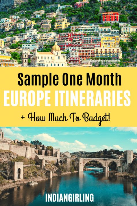 How to Spend 4 Weeks in Europe & How Much To Budget Cheap Flights To Europe, Backpacking For Beginners, Itinerary Ideas, Europe On A Budget, Book Cheap Flights, Europe Itineraries, Backpacking Europe, Backpacking Tips, Backpacking Travel