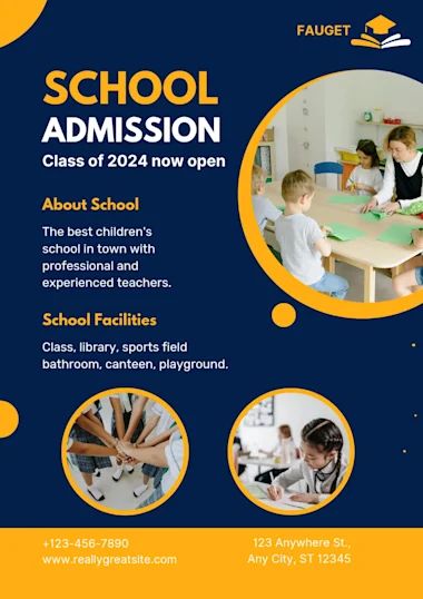 Design unique school or educational flyer, admission poster by Mfayyaz2024 | Fiverr School Admission Poster Design, Admission Poster Design, Educational Flyer, Admissions Poster, School Admissions, Best Out Of Waste, Creative Games, Contents Design, Social Commerce