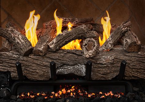 Gas Log Burner, Fireplace Vent, Gas Log Sets, Fireplace Logs, Single Burner, Oak Logs, Traditional Fireplace, Arabic Pattern, Gas Logs