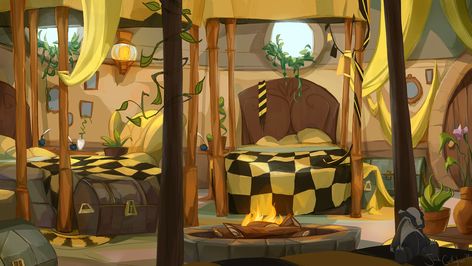 Hufflepuff Dormitory, Hogwarts Dorm, Hufflepuff Common Room, Hufflepuff Aesthetic, Hufflepuff Pride, Harry Potter Hufflepuff, Hogwarts Aesthetic, Harry Potter Houses, Harry Potter Room