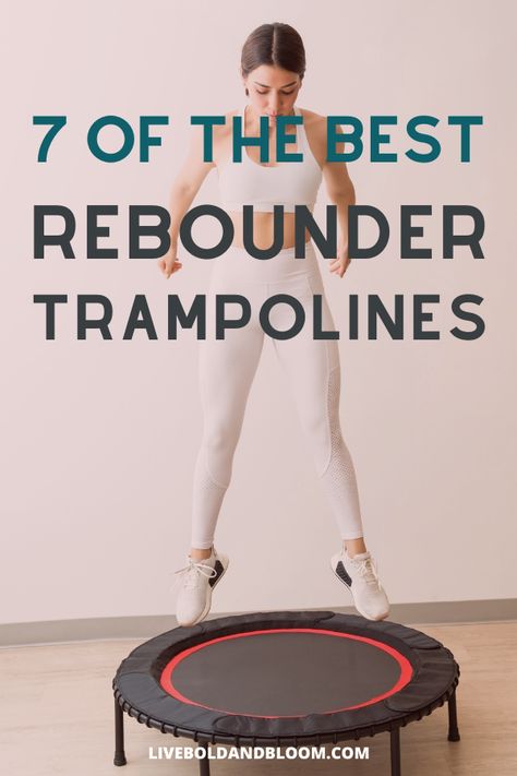 7 Best Rebounder Mini-Trampolines For 2022 Exercise On Trampoline, Trampoline Benefits Rebounding, Rebounding For Seniors, Benefits Of Rebounding Exercise, Rebounding Before And After Pictures, Rebounder Before And After, Exercise Trampoline Workout, Mini Trampoline Workout For Beginners, Trampoline Exercises Workouts