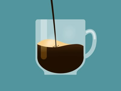 Coffee Animation, Coffee Cup Illustration, Coffee Line, Line Animation, Coffee Gif, Coffee Shop Logo, Frame By Frame Animation, Cover Art Design, Motion Graphics Design