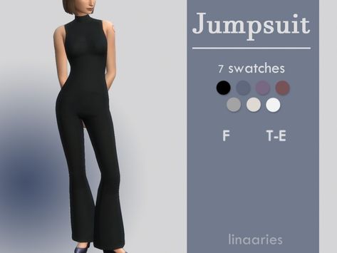 The Sims Resource - Nana Jumpsuit Sims 4 Cc Mens Formal Wear, Jumpsuit Sims 4 Cc, Sims Jumpsuit, Formal Cc Sims 4, Sims 4 Cc Clothes The Sims Resource, Sims 4 Cc Clothes Female Shirt, Sims 4 Jumpsuit Cc, Sims 4 Cc Formal Clothes, Sims 4 Cc Jumpsuit