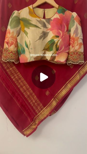 Half Saree Blouse Designs, Saree Contrast Blouse, Blouse Works, Half Saree Designs, Blouse Neck, Blouse Neck Designs, Contrast Blouse, Half Saree, Indian Wear