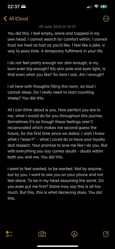 Complicated Love Quotes, Being Ignored Quotes, Iphone Notes, Paragraphs For Him, Words That Describe Feelings, Feeling Empty, Postive Life Quotes, Writing Therapy, Quotes And Notes