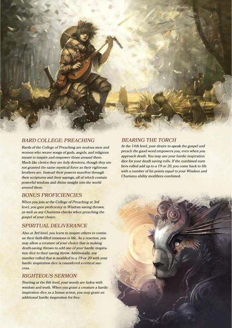 Dnd Bard Character Concept, Pathfinder Classes, Magic Classes, Bard Character, Arcane Magic, Homebrew Classes, Creature Creation, Dnd Bard, Dungeons And Dragons Rules