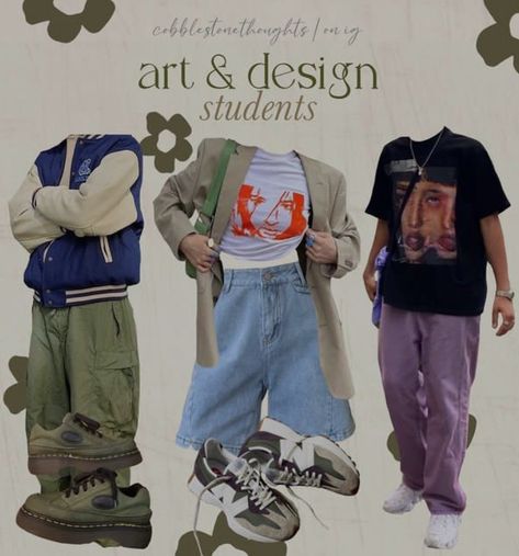 Fashion Student Aesthetic Outfit, Film Major Aesthetic Outfits, Film Student Outfit, Film Student Aesthetic Outfit, Art Student Fashion, Art Student Aesthetic Outfit, Artist Outfit Aesthetic, Art School Outfit, Art Student Outfit