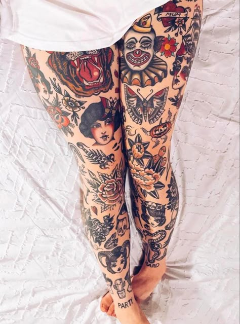 Tattoo Sleeve, American Traditional, Tattoo Ideas, Tattoos, White, Instagram