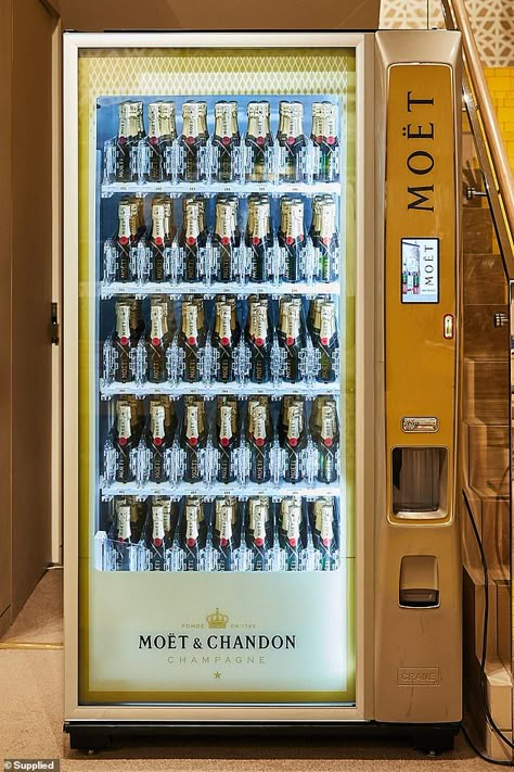 Vending Machine Business, Moët Chandon, Beer Collection, Travel Buddies, Warehouse Design, Space Launch, Strip Mall, Office Pictures, Champagne Bar