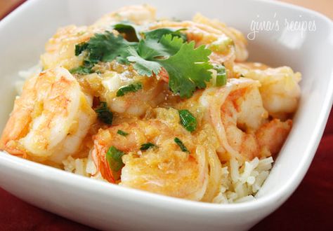 Ready in under 20 minutes and delicious served over Jasmine rice Thai Coconut Curry, Coconut Curry Shrimp, Red Thai, Curry Shrimp, Thai Coconut, Shrimp Dishes, Coconut Curry, Coconut Shrimp, Seafood Dishes