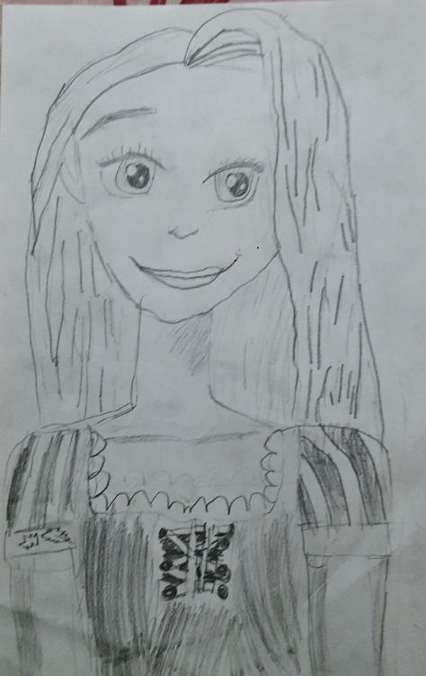 Start with easy to improve Rapunzel Sketch, Princess Drawings, Rapunzel, Female Sketch, Sketch, Drawings, Art