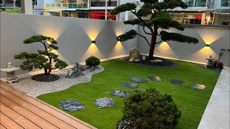 Japanese Garden Design Layout, Japanese Rock Garden Ideas, Small Japanese Garden Ideas, Zen Garden Backyard, Japanese Landscape Design, Garden Landscaping Design, Zen Backyard, Garden Landscaping Design Ideas, Japanese Gardens Design Ideas