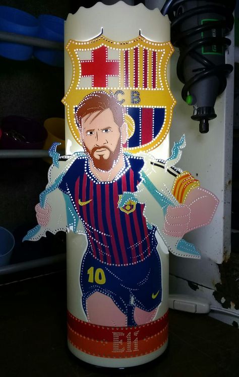 Lámpara PVC - MESSI Ideas Con Pvc, Light Lamp, Printed Design, Lamp Light, Print Design, Quick Saves, Design