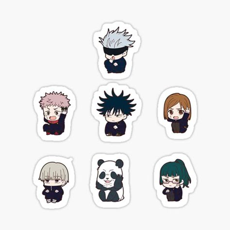 Megumi Fushiguro Sticker, Maki Zenin Sticker, Jujutsu Kaisen Stickers Printable, Anime Stickers Jujutsu Kaisen, Jujutsu Stickers, Megumi Sticker, Sukuna Sticker, Sticker Gojo, Gojo Satoru Sticker