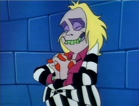 Beetlejuice Scenes, Beetlejuice Images, Beetlejuice Pfp, Beetlejuice Aesthetic, Beetlejuice Stuff, Beetlejuice Fan Art, Beetlejuice Cartoon, Male Cartoon Characters, Scary Movie Characters