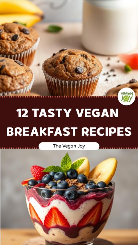 Breakfast game-changer: 12 vegan recipes that'll make you forget about eggs Breakfast Ideas For Vegans, Vegan Recipes Breakfast, Healthy Filling Breakfast, Brunch Vegan, Best Vegan Cookies, Vegan Breakfast Ideas, Overnight Oats Recipe Easy, Best Vegan Breakfast, Vegan Breakfast Options