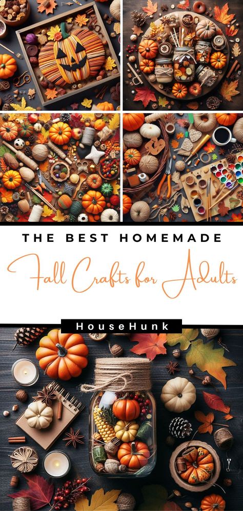 Fall Ladies Craft Night, Fall Crafts For Teenagers, Fall Craft Party Ideas For Women, Cute Fall Crafts For Adults, Easy Fall Diy Crafts, Fall Craft Night Ideas Ladies, Fall Harvest Decor, Fall Diy Decor Crafts, Fall Crafts Adults